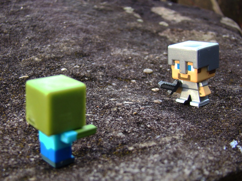 Minecraft mě baví. 